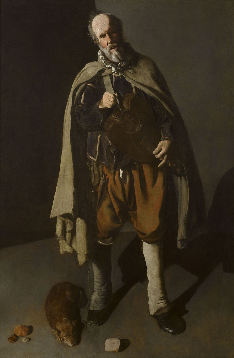 Leiermann mit Hund, um 1622 (Bild: Musée du Mont-de-Piété, Bergues / Philip Bernard)