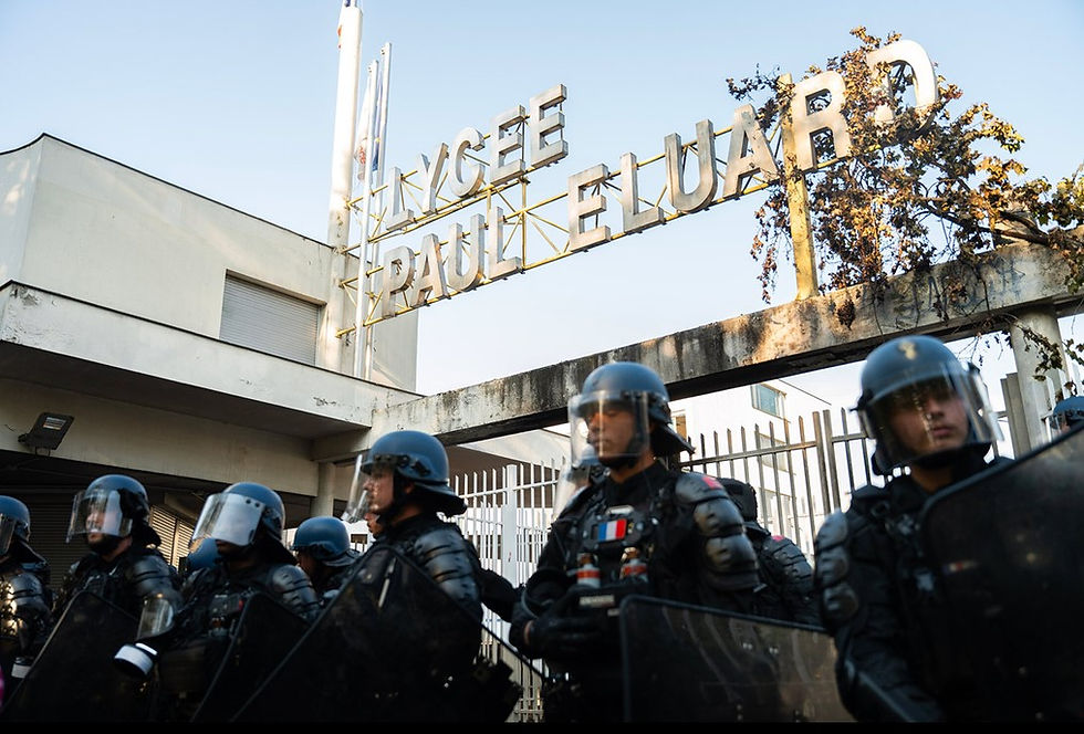 Ordnungskräfte in Saint-Denis, 29. September (Bild: flickr)
