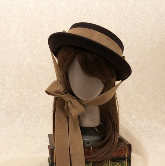 シュエット　ヴィル ドゥ オトンヌのクラシックハット ヴィル ドゥ オトンヌのクラシックハット（クラシックショコラ） | fuchur