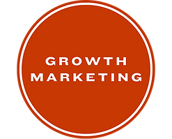 A label entitled, "Growth Marketing" that is a category heading for key skills and experiences.
