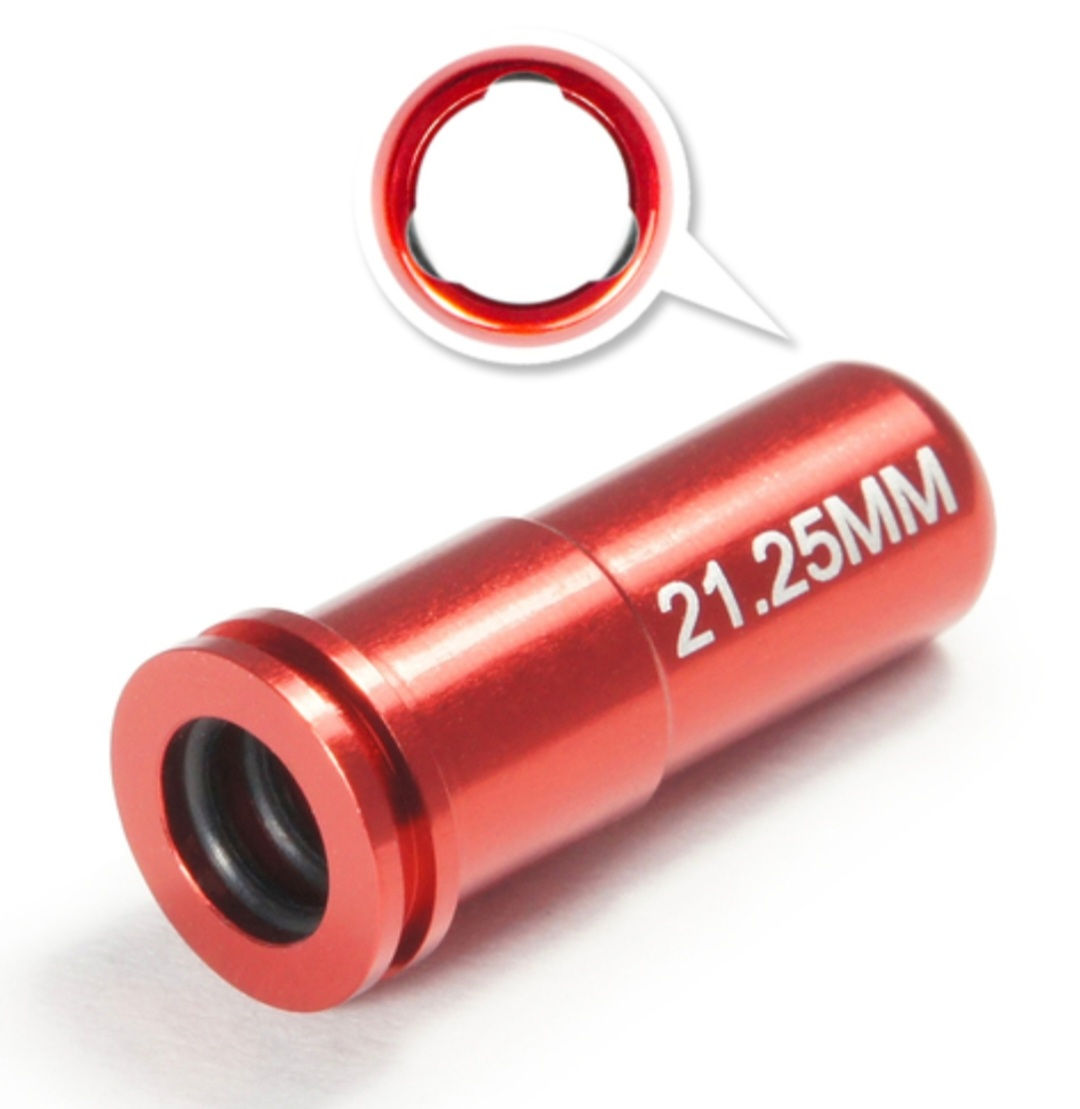 נחיר (דיזה)
CNC Aluminum Double O-Ring Air Seal Nozzle (21.25mm) For Airsoft A