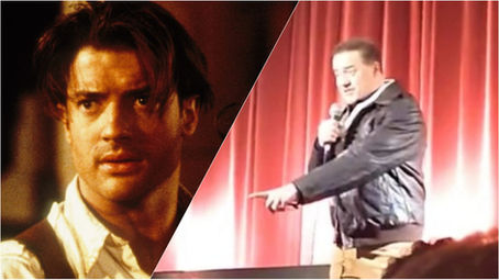 ברנדן פרייזר הפתיע את המעריצים בהקרנה מיוחדת של "המומיה"