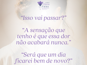Será que um dia ficarei bem de novo?
