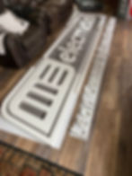 Scalloped Project w 2 Metal Signs 4