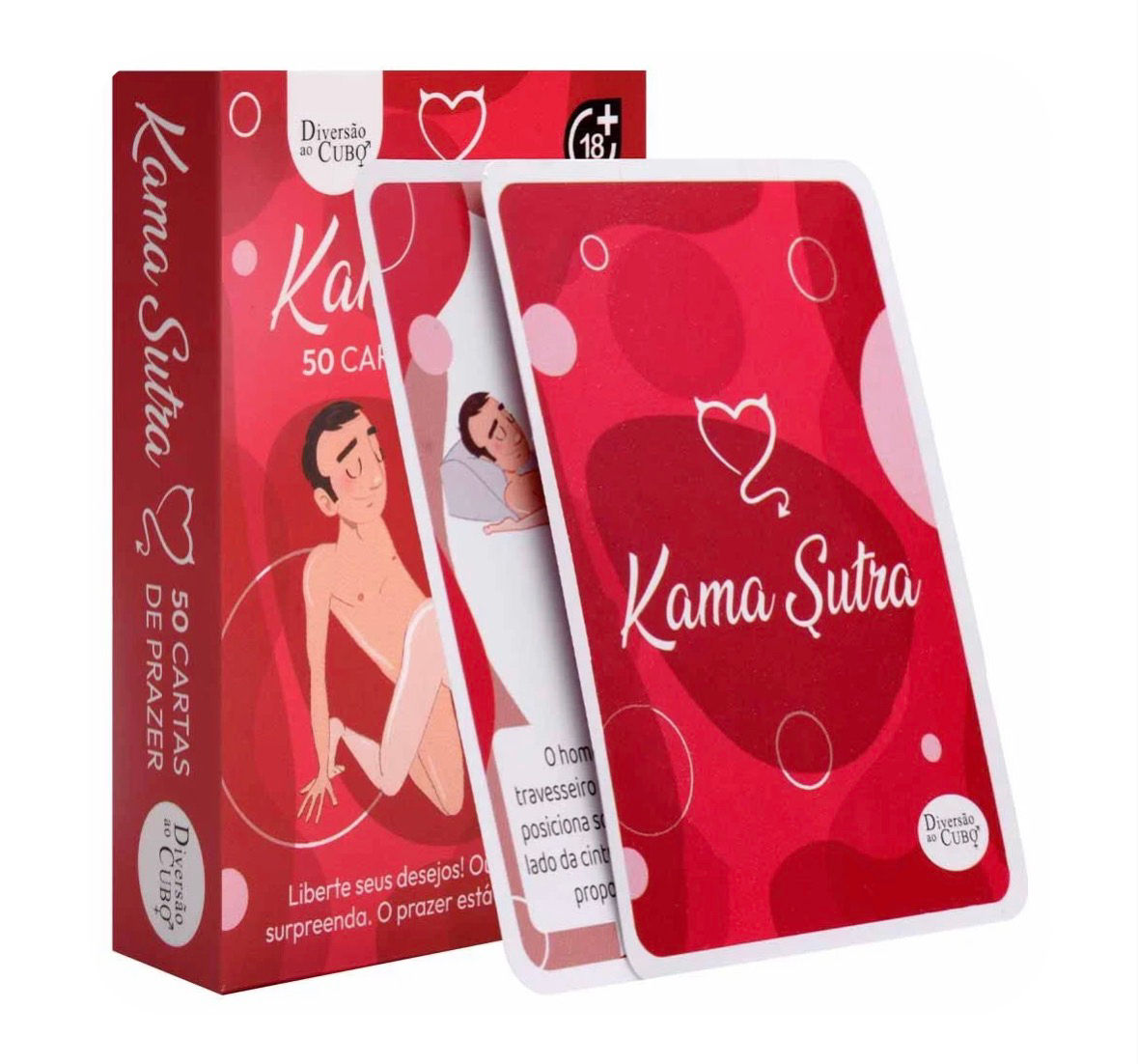 KAMA SUTRA 50 CARTAS DE PRAZER DIVERSÃO AO CUBO