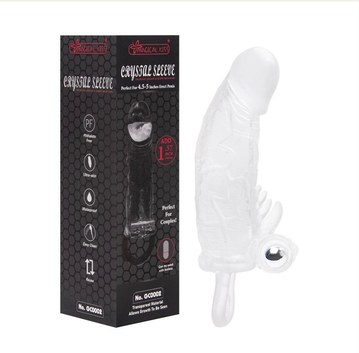 CAPA PENIANA COM VIBRO EXTENDER SLEEVE VIPMIX