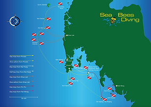 Tauchkarte Phuket
