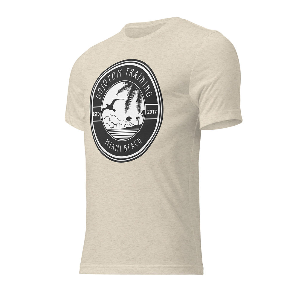 Thumbnail: Dojo Miami-Beach Scenery Short sleeve t-shirt