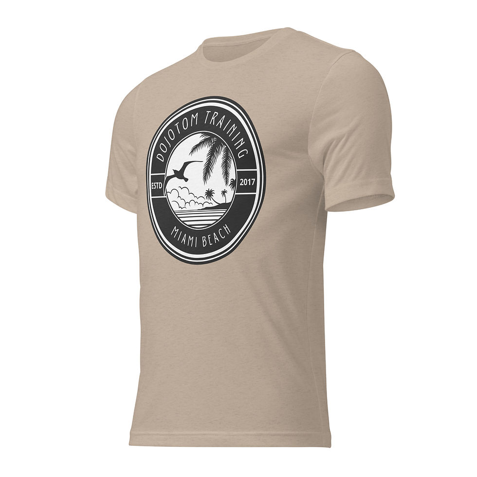 Thumbnail: Dojo Miami-Beach Scenery Short sleeve t-shirt