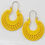 Thumbnail: Carved Out Hoop Earrings - 4 color choices!