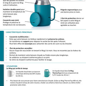 Mug thermo tupp 400ml