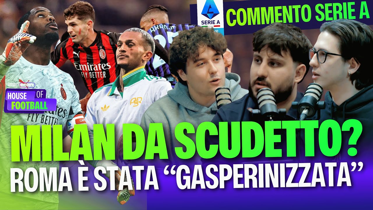 MIlan SCONFIGGE per la 6 volta consecutiva l'Inter, La Roma può VINCERE lo Scudetto?
