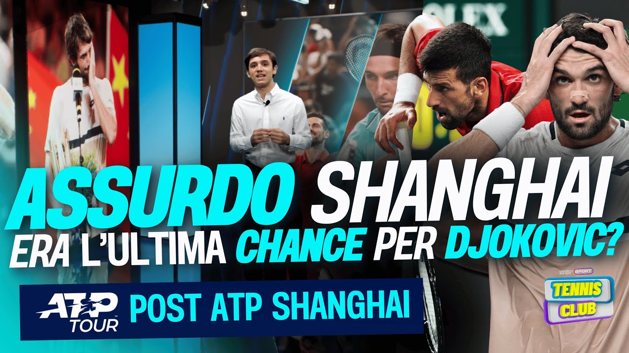 Il miracolo di Vacherot a Shanghai | DJOKOVIC SPRECA l'ultima chance?