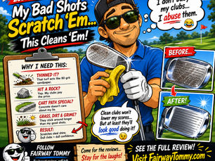 Golf Club Polish, Golf Club Cleaner and Scratch Remover: Restore Shine, Protect Performance, and Extend Club Life