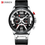 Miniature : Relojes deportivos casuales para los hombres de lujo de cuero militar | EBEPEX Express