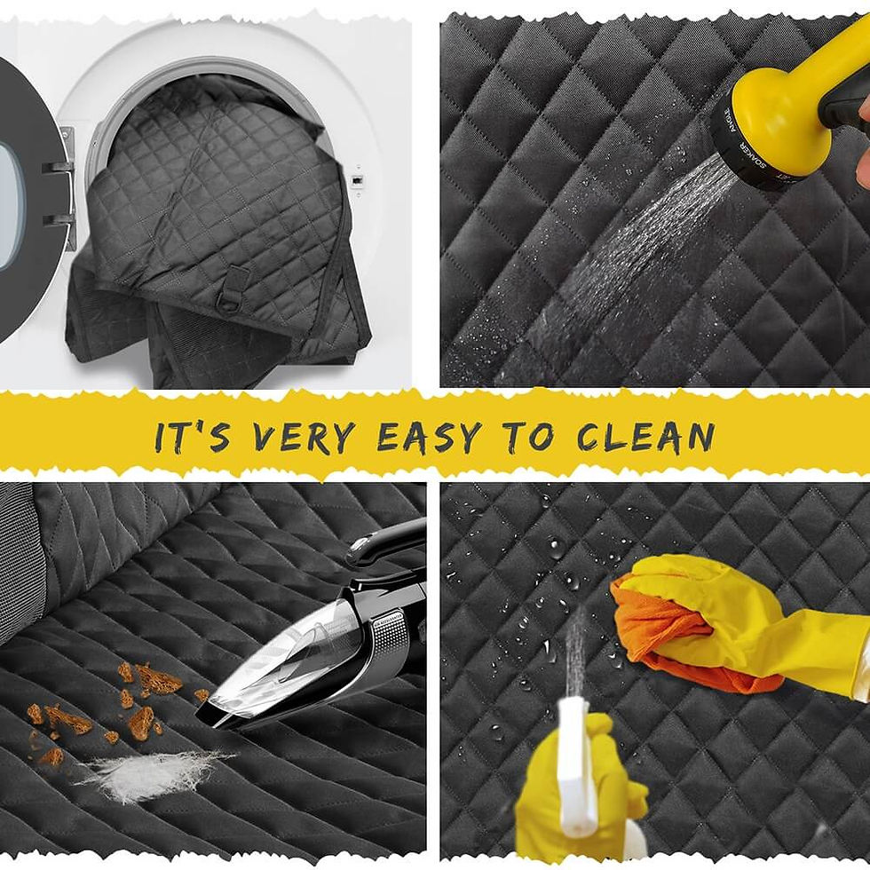 Miniatura: Protector de asientos para perros, cubre asientos para viajes con perros grandes