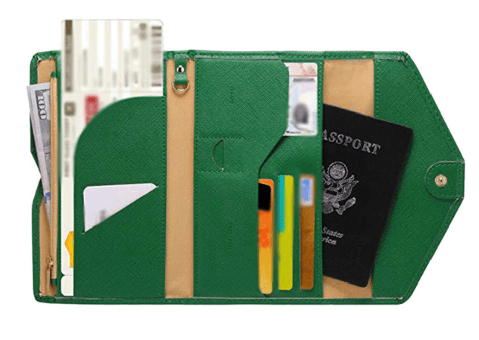 Thumbnail: porta billetes de viaje 3 en 1 Portabillete Pasaporte Tarjetera Para Viajar En Avion
