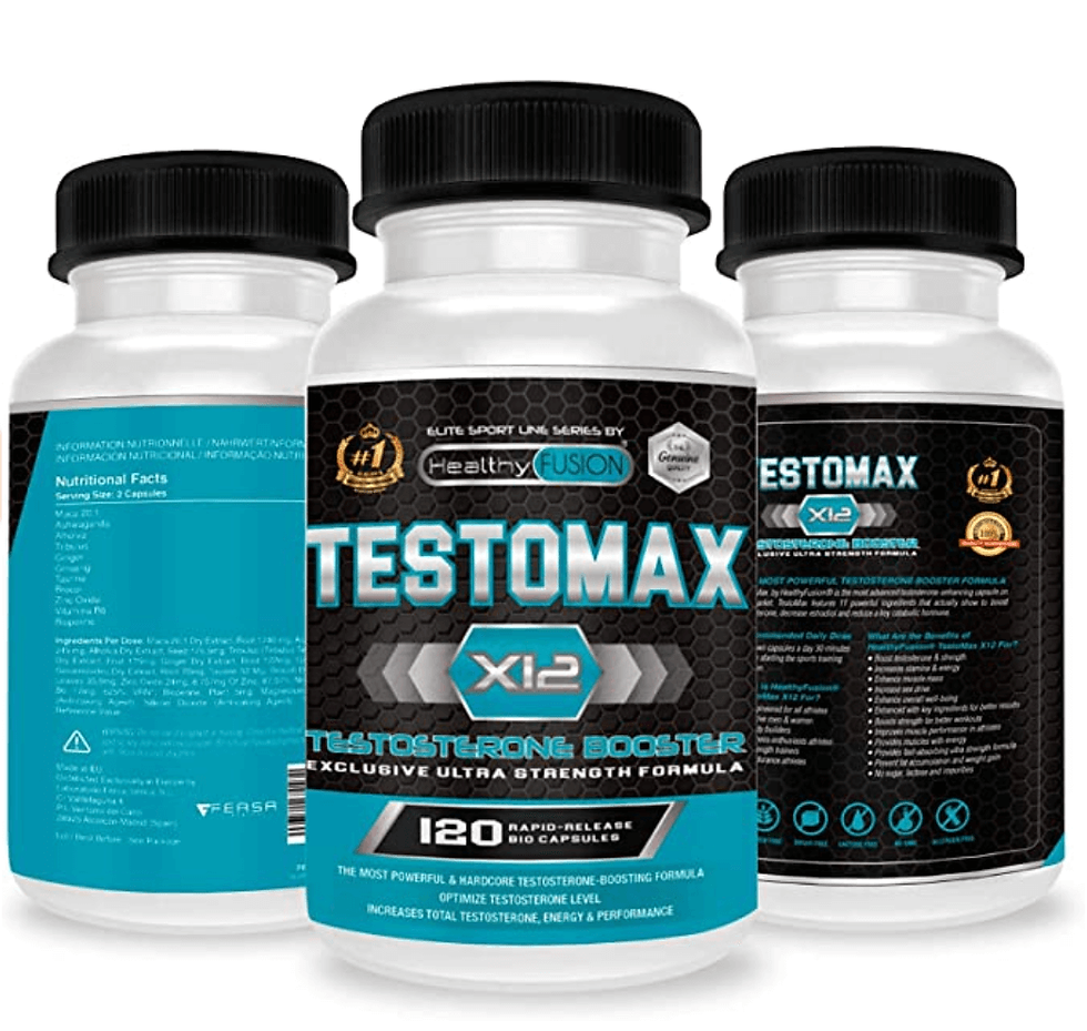 Potenciador de Testosterona y Deseo Sexual con Maca