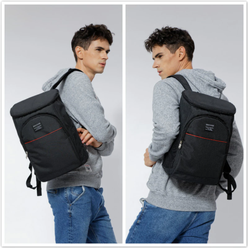 Miniaturbild: Mochila de viaje térmica aislante de 20L, bolsa enfriadora impermeable grande | PARAIRDEVACACIONES.COM