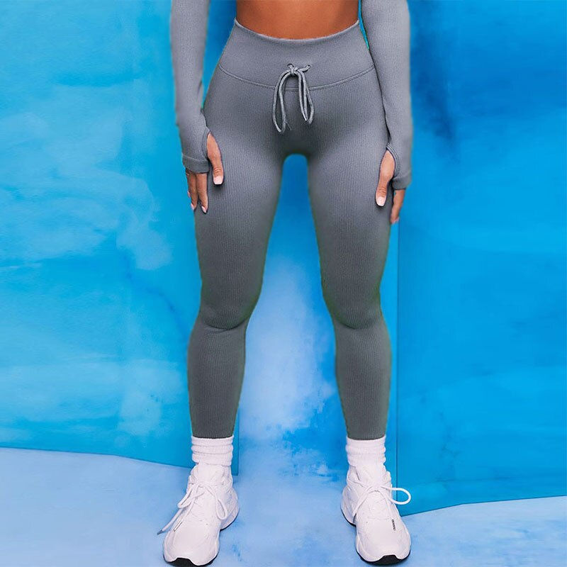 Mallas acanaladas sin costuras para mujer | PARAIRDEVACACIONES.COM