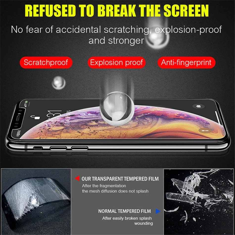 Miniatura: Protector de pantalla de vidrio templado para iPhone  | EBEPEX Express