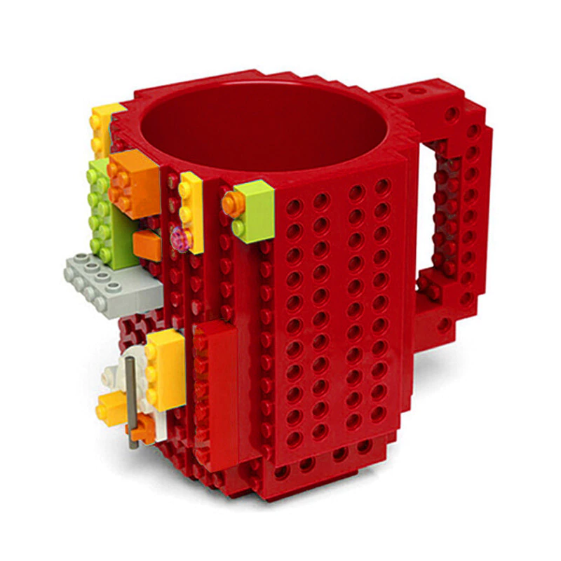 Miniature : Taza de bloques de construcción lego, taza de rompecabezas de bloques lego