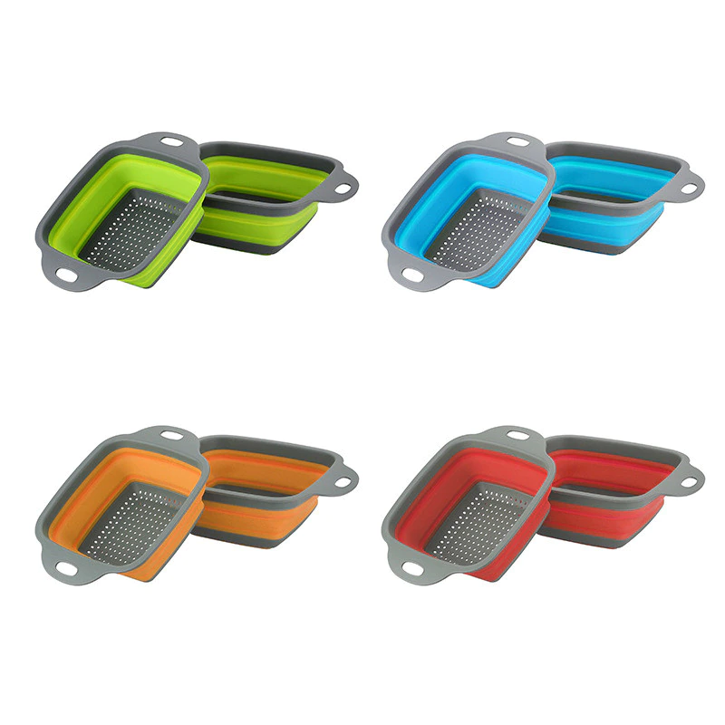 Miniature : Cesta plegable de silicona para escurrir frutas y verduras | EBEPEX Express