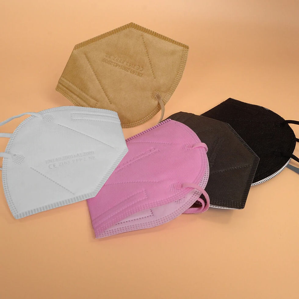 Miniatura: Mascarillas Ffp2 De Colores Homologadas, máscaras homologadas de color amarillo 