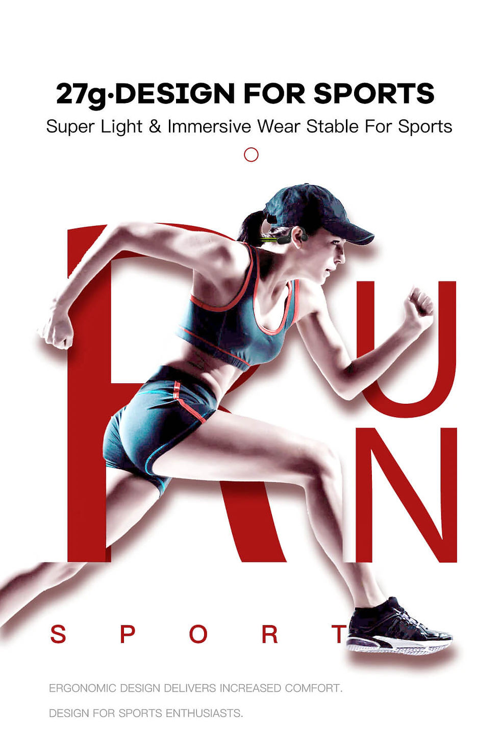 Miniature : PARAIRDEVACACIONES.COM_Auriculares inalámbricos con Bluetooth, audífonos deportivos impermeables, estéreo, conducción ósea de