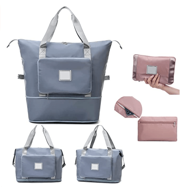 Bolso de viaje plegable impermeable, bolso de viaje para equipaje de mano Parairdevacaciones.com