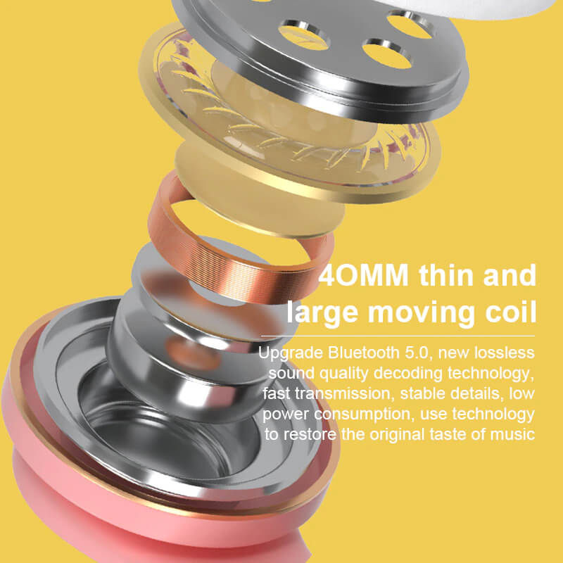 Miniatura: PARAIRDEVACACIONES_Auriculares inalámbricos bluetooth para niños, cascos bluetooth viaje para niñas