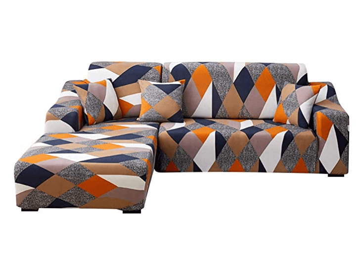 Funda de sofá, Sofa Cover, de 3 plazas, Protector marrón con arnés Ajustable, para Mascotas: Perro o Gato, y también Suciedad