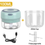 Miniature : Mini picadora eléctrica de ajo de 100/250mL con carga USB resistente y duradera | EBEPEX Express