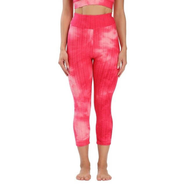 Miniatura: Leggings tie dye anticelulitis, mallas anti celulitis tie dye cintura alta