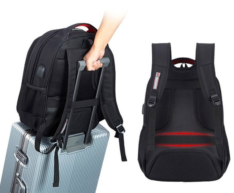 Miniatura: Mochila de viaje portatil multibolsillos conexión USB, puertos de Auriculares