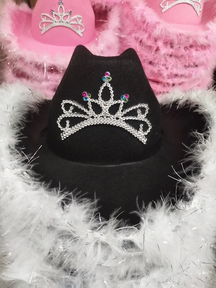Miniature : Sombrero de ala ancha de vaquero para fiesta para mujer | EBEPEX Express