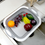 Miniature : Tabla de cortar plegable con escurridor y cesta organizadora de cocina | EBEPEX Express