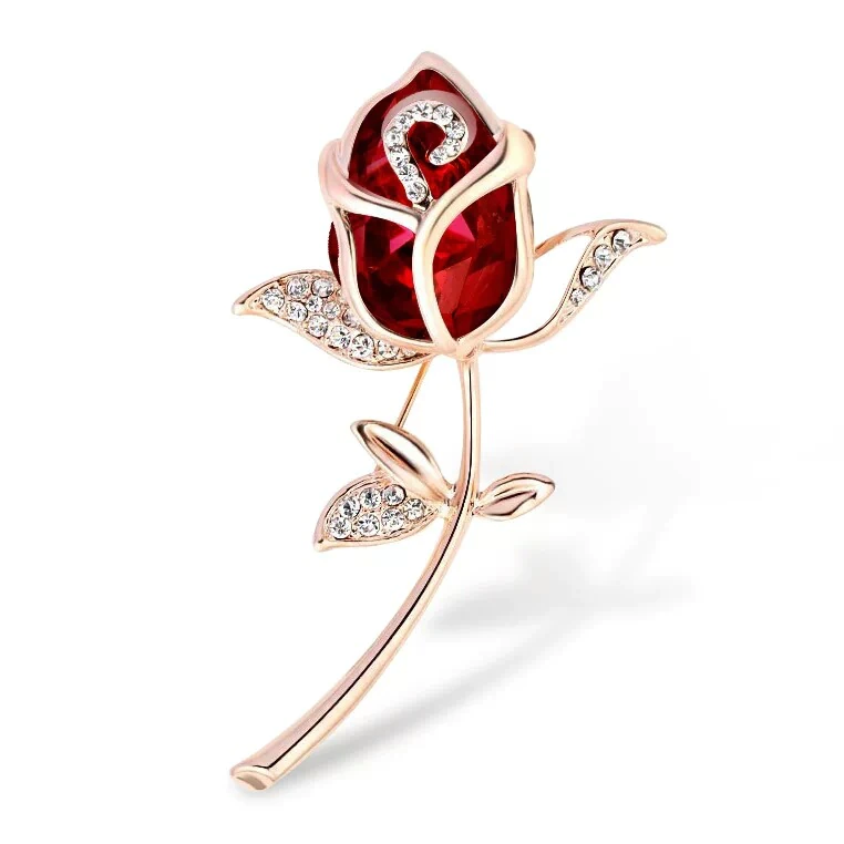 Thumbnail: Broche de cristal que combina con toda ropa