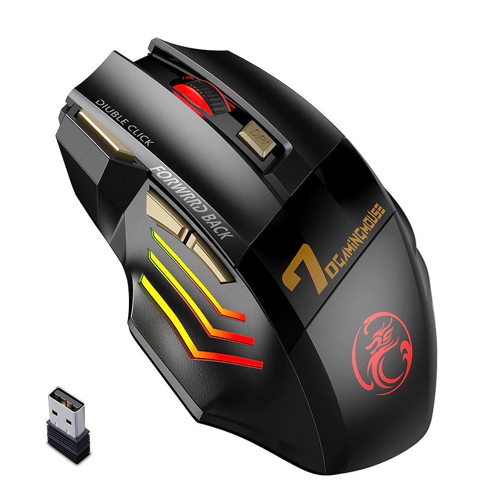 Thumbnail: Ratón de computadora ergonómico silencioso