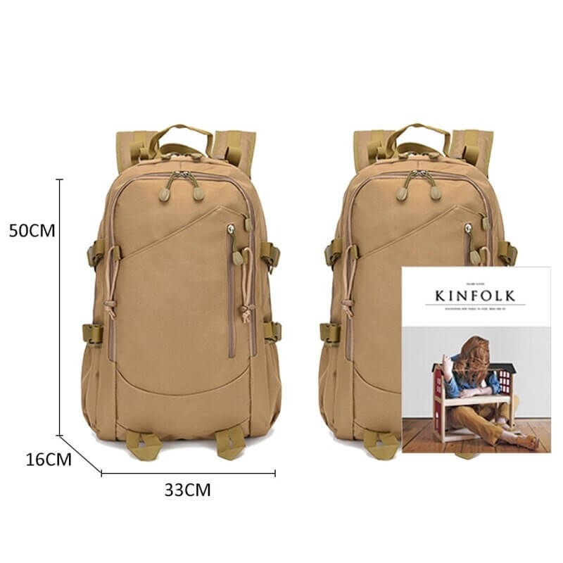 Miniature : Bolso grande de camuflaje para hombre, bolsa de acampada de 40L, Mochila Táctica Militar, ejército, senderismo, escalada, Tre