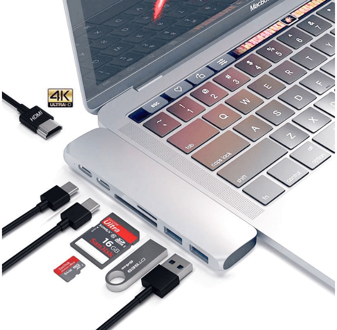 Puerto USB Multifuncional Todo en 1 para MacBook Pro y MacBook Air 2019