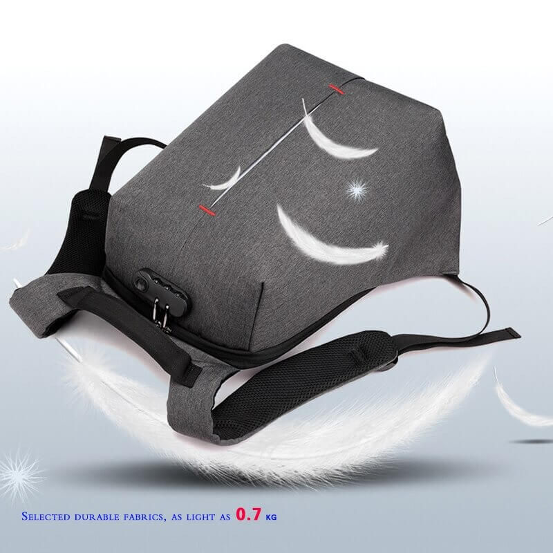 Miniatura: Mochila Antirrobo USB Con Compartimento Para Portátil Puerto USB Resistente