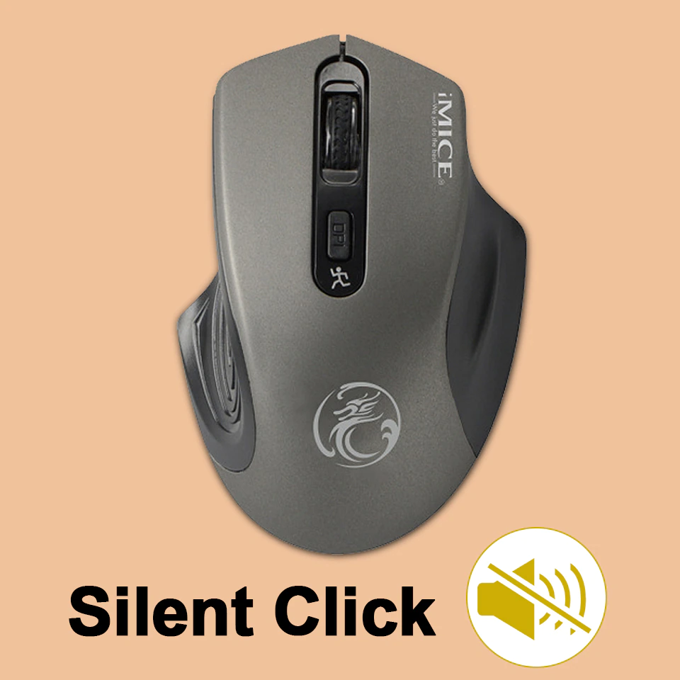 Miniature : Ratón de computadora ergonómico silencioso