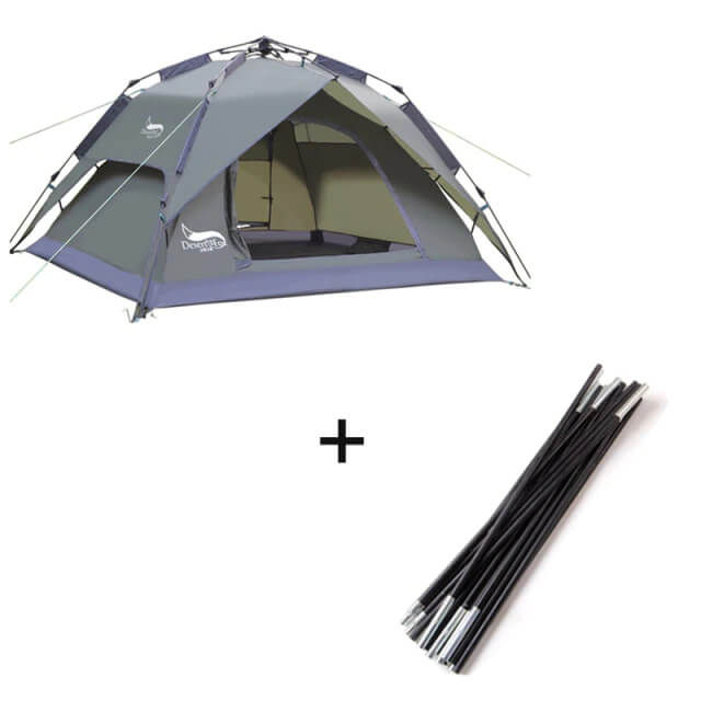 Thumbnail: Parairdevacaciones-tienda-de-campaña-camping-acampar, carpa automática de 3-4 personas tienda de campaña fácil instantánea c