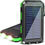 Miniature : Banco de energia de viaje con panel solar portatil, 20000mAh con linternas LED