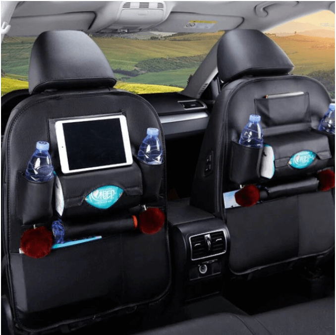 Organizador de asientos de coche par ir de vacaciones