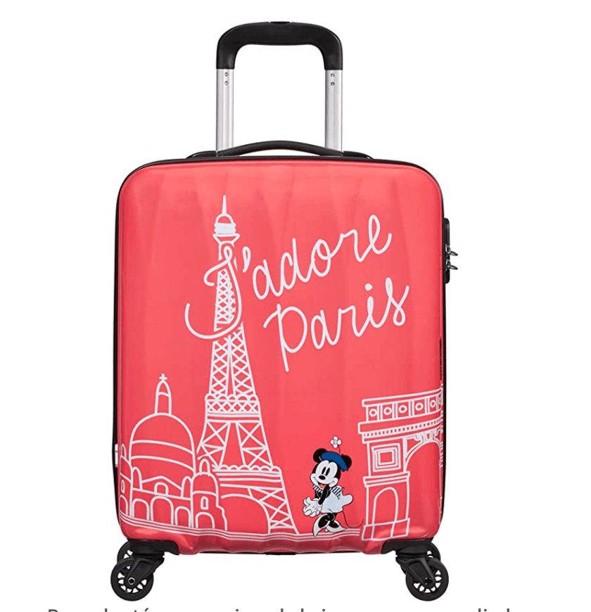 Maletas de cabina con dibujos de Nueva York y Paris American Tourister