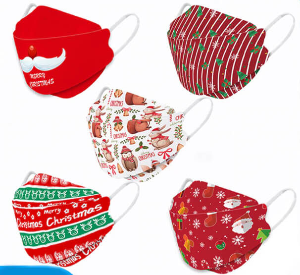 Thumbnail: Mascarillas Navideñas, Mascarillas FFP2 Navidad Tipo Pez, Mascarillas de Navidad PARAIRDEVACACIONES.COM