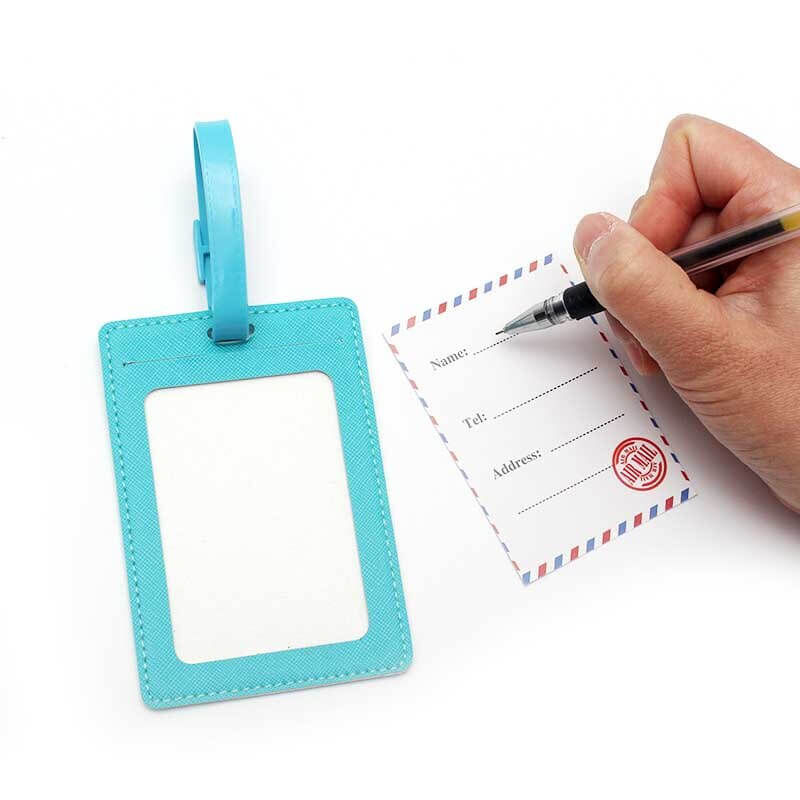 Miniatura: Etiquetas identificativas para maletas, Etiquetas para maletas mochilas de viaje