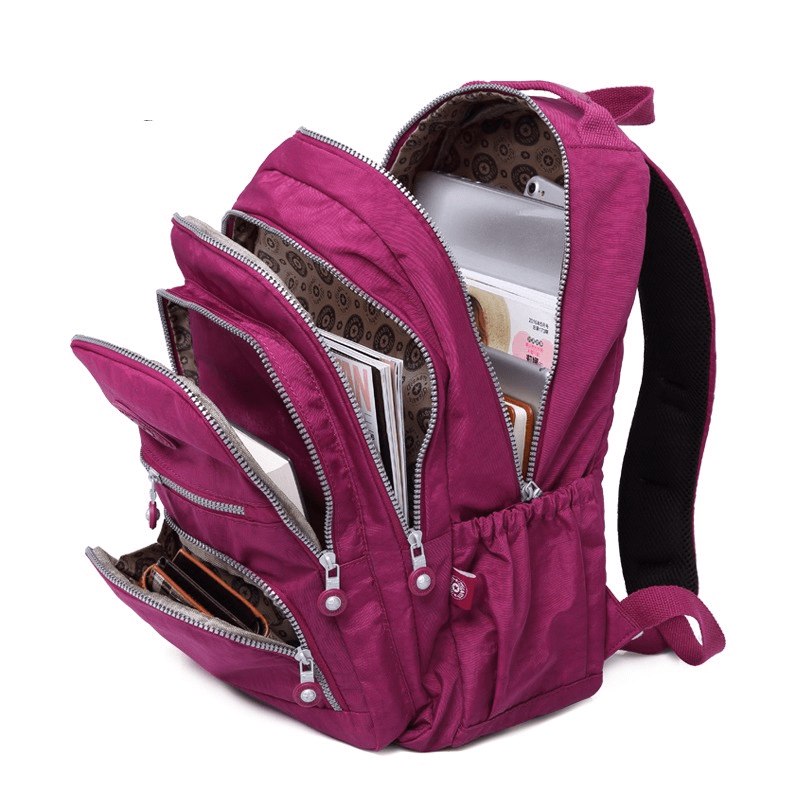 Miniaturbild: Parairdevacaciones.com Mochilas Pequeñas Con Muchos Bolsillos Para Mujeres Hombres Muchos Compartimento